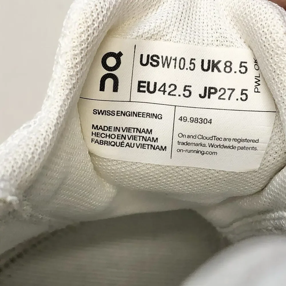 On Running Women's White Athletic Sneakers